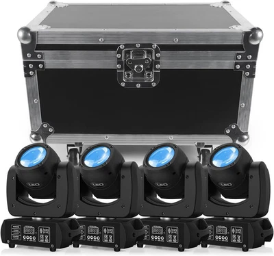 20W RGBW 18 Prisma Pinspot Moving Head LED Bühnenlicht DMX 8 Gobo DJ Disco Party - Bild 1 von 4