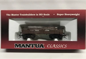 HO Mantua 724-020 Pennsylvania 1860 Log Car PRR 14798 with Load Original Box - Picture 1 of 8