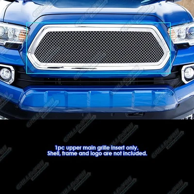 Se adapta a Toyota Tacoma 2016-2017 rejilla superior de malla de acero inoxidable Foto 1 de 2