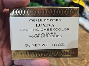 Merle Norman Luxiva dauerhafte Wangenfarbe Zuckermelone 05444 - 0,18 Unzen Neu im Karton - Bild 1 von 7