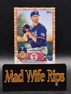 Jake Odorizzi CAMO 2023 Topps Update Series #US120 20/25 Texas Rangers SSSP! - Image 1 of 4