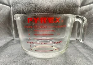 Misurino in vetro vintage PYREX 8 tazze alta qualità buone condizioni generali - Foto 1 di 4