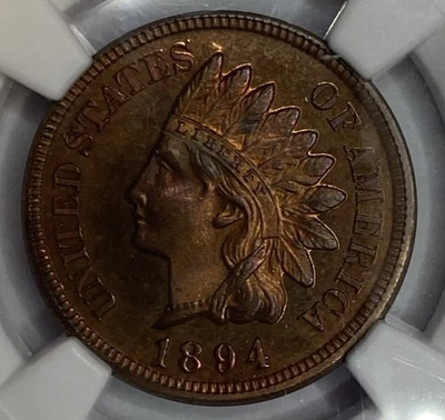 1894 - Indian Cent Proof - Gorgeous Tone - NGC PF65RB Exact Coin Imaged - Image 1 of 4