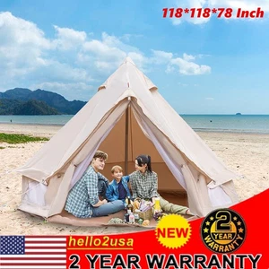 Tienda glamping de lujo impermeable tienda campana individual para acampar al aire libre 3 m - Imagen 1 de 24