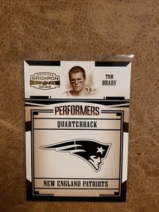 Donruss Tom Brady Gridiron Gear Performers 2005 #346/500 - Imagen 1 de 2