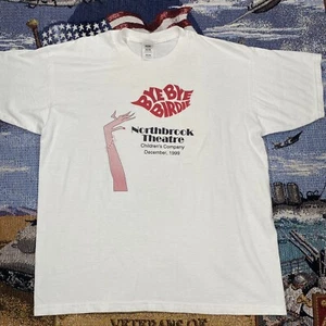 Vintage 1999 Bye Bye Birdie North Took Theatre White XL Short Sleeve T-Shirt - Picture 1 of 6
