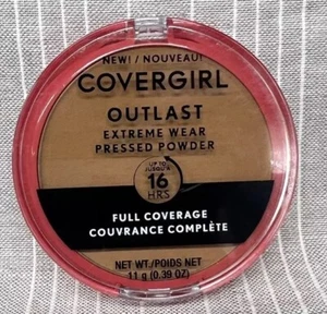 COVERGIRL Outlast Extreme Wear Pressed Powder 870 Toasted Almond 0.38 oz NEW - Picture 1 of 3