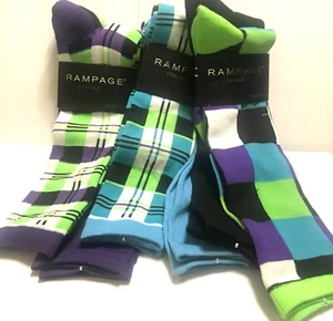 2 Pairs Rampage Women's 9-11 Knee High  socks Fit shoes size 4 -10.5 - Picture 1 of 4