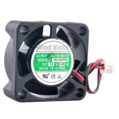 YM1202PFB2 2.5cm 25mm fan 25x25x10mm DC12V 0.05A 2pin Ball bearing cooling fan - Image 1 of 4