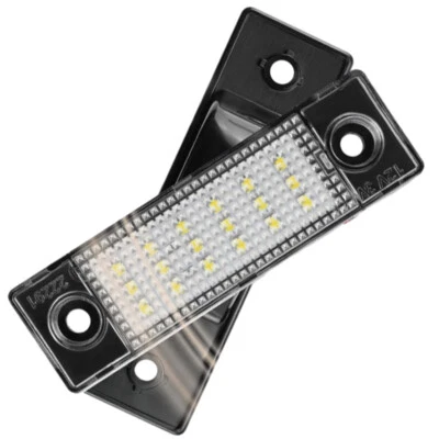 Xenon White LED License Plate Light Clear Cover For Chevy Cruze 2009-2023 - Image 1 of 4