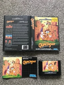 QUACKSHOT PROTAGONIZADO DONALD DUCK SEGA MEGA DRIVE JUEGO CON MANUAL OFICIAL REINO UNIDO PAL - Imagen 1 de 6