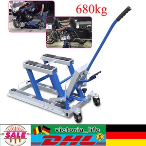 Elevador de motocicleta plataforma elevadora hidráulica de motocicleta plataforma elevadora ATV plataforma elevadora 680 kg - Imagen 1 de 14