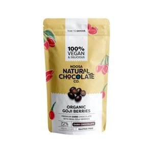 Noosa Natural Choc Co Dark Chocolate Organic Goji Berries 125g - Picture 1 of 1
