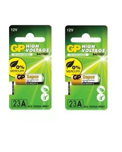 2 GP 23A 23AE 21/23 A23 23GA MN21 12v Batteries. - Picture 1 of 1