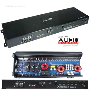 Audio System 2000 Watt/RMS 1-Kanal Verstärker Digital Endstufe X-ion X-2000.1D - Bild 1 von 1