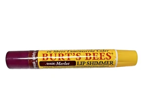 Burt’s Bees Lip Shimmer Merlot 0.09 Oz Discontinued SEALED - Picture 1 of 4