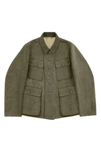 WW2 Deutsche Luftwaffe HG M43 EM braun grau Woll Tunika Feldbluse - Bild 1 von 3