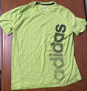 Youth XL Light Green Adidas Short Sleeve Shirt - Picture 1 of 3