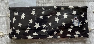 COACH BRAND DARK BLUE WITH SHARK FACE MASK WITH STARS NEW WITH TAG SEALED - Image 1 of 4