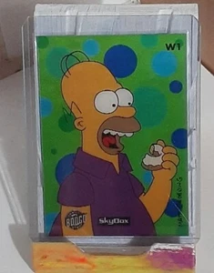 1994 SKYBOX THE SIMPSONS SERIES 2 HOMER WIGGLE W1 TRADING CARD FREE POSTAGE* - Picture 1 of 2