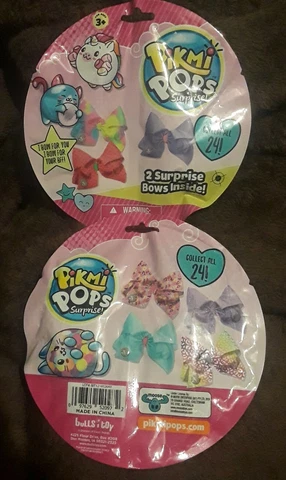 (Lot of 2) Pikmi Pops Suprise! 2 bows each Cover