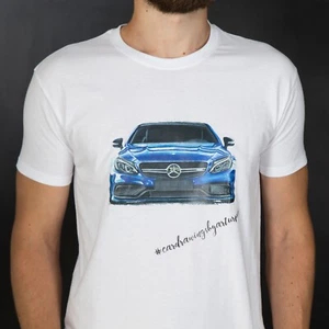 T-shirt "Mercedes-Benz", size L, brand NEW! Gift idea for car enthusiast - Picture 1 of 3