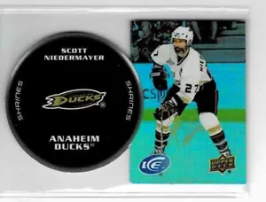 Inserto santuarios de hockey sobre hielo UD 2021-22 Scott Niedermayer #SH-22 - Imagen 1 de 1