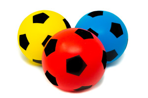 E-Deals Soft Foam Sponge Balls Indoor Outdoor Kids Children Fun Assorted Colours