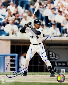 FOTO FIRMADA POR CARLOS LEE AUTOGRAFIADA CHICAGO WHITE SOX 8x10 certificado de autenticidad BQ26107 - Imagen 1 de 1