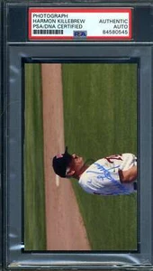 Harmon Killebrew PSA DNA Coa Signed Original Twins Photo 1992 Autograph - Picture 1 of 1