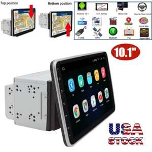Doppel 2 DIN 10,1 Zoll Autoradio Radio Android 11 GPS Wifi Touchscreen FM Player - Bild 1 von 12