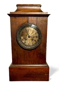 Antique First Empire 8-Day Movement Rosewood French Mantel Clock, France - Picture 1 of 24