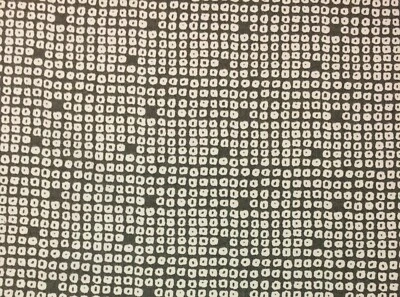 BALLARD DESIGNS KACIE PEWTER GRAY GEOMETRIC MEDALLION FLORAL FABRIC BY YARD 54"W - Image 1 of 4