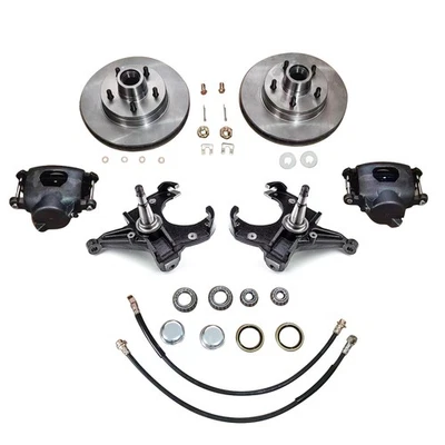 2.5" Drop Spindle & Disc Brake Conversion Kit For 1973-1987 Chevy C10 GMC Truck - Image 1 of 4