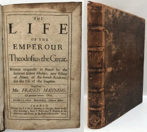 1693 Flechier LIFE OF EMPEROR THEODOSIUS THE GREAT Manning History Roman - Picture 1 of 16