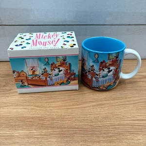 Disney Mickey Mouse Through The Years Collectible Coffee Mug Boxed Made In Japan - Picture 1 of 15