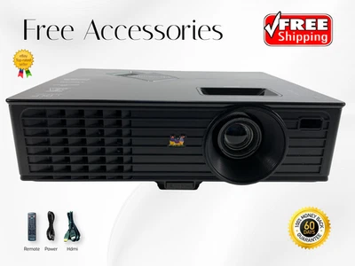 ViewSonic PJD6223 DLP Projector 2,700 Lumens PC 3D Ready Crestron RoomView™ HDMI - Image 1 of 4