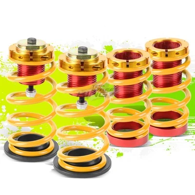 KIT DE SUSPENSIÓN COILOVER 4 PIEZAS RESORTE DORADO 1"-4" REPUESTO PARA HONDA CIVIC 12-15 Foto 1 de 4