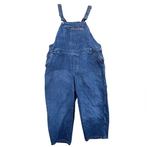 Vintage Tommy Hilfiger Woman Blue Denim Overalls 3X Y2K Plus Size Jeans - Picture 1 of 11