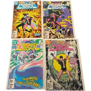 DC COSMIC BOY Comic Book Lot Four Issue Mini-Series Collectable COT - Picture 1 of 7