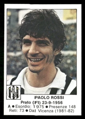 Edis Calciatori 1984 Paolo Rossi Juventus #123 Foto 1 de 2