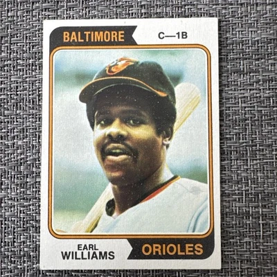 1974 Topps #375 Earl Williams Baltimore Orioles - Image 1 of 2