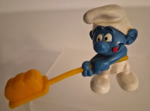 Figura de Colección Pan Baker Pitufo Bully Peyo PVC Estatuilla - Imagen 1 de 6