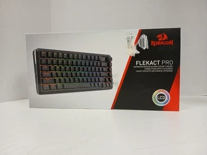 Redragon K708 Flekact Pro Wireless Mechanical Keyboard, Black - Picture 1 of 8