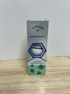 Callaway 'Supersoft' Golf Balls 3 Shamrock Logo - Picture 1 of 4