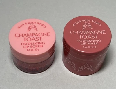 Bath & Body Works Champagne Toast Nourishing Lip Mask And Lip Scrub - Image 1 of 4