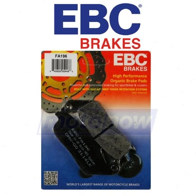 EBC Front Organic Brake Pads for 2009-2012 Triumph Bonneville SE - Brake cg - Image 1 of 4
