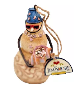 Jim Shore Sand Snowman Figurine Safe Til The Yule-Tide Comes In 9.5" - Picture 1 of 6