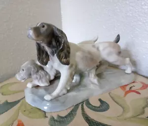 Seltenes Fulgencio Garcia PAAR COCKER SPANIELS Lladro - Bild 1 von 23