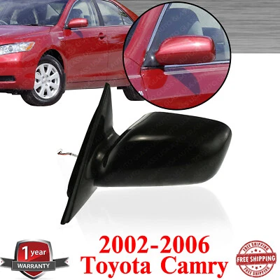 Mirror Paintable Power Glass Driver Side For 2002-2006 Toyota Camry — 第 1/4 张图片